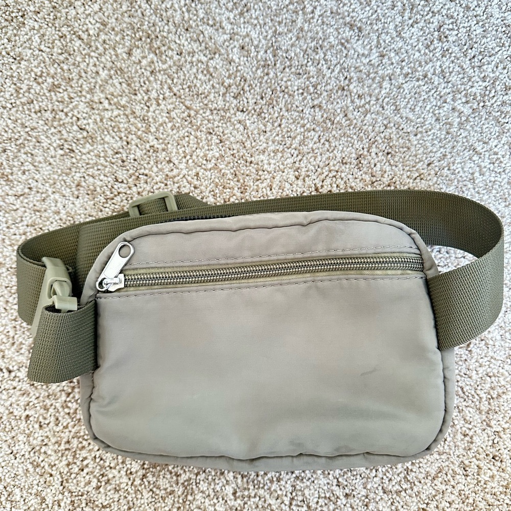 Olive Green Men's Waist Pack Belt Bag